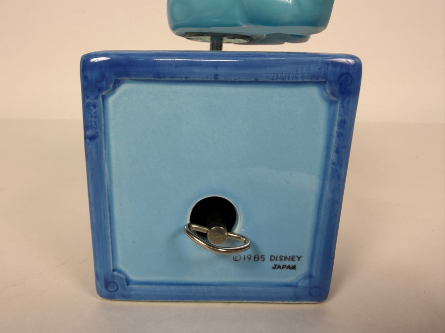Vintage 1984 Disney Babies Goebel Baby Mickey Mouse ABC Blocks Rotating Music Box 6'H [Photo 4]