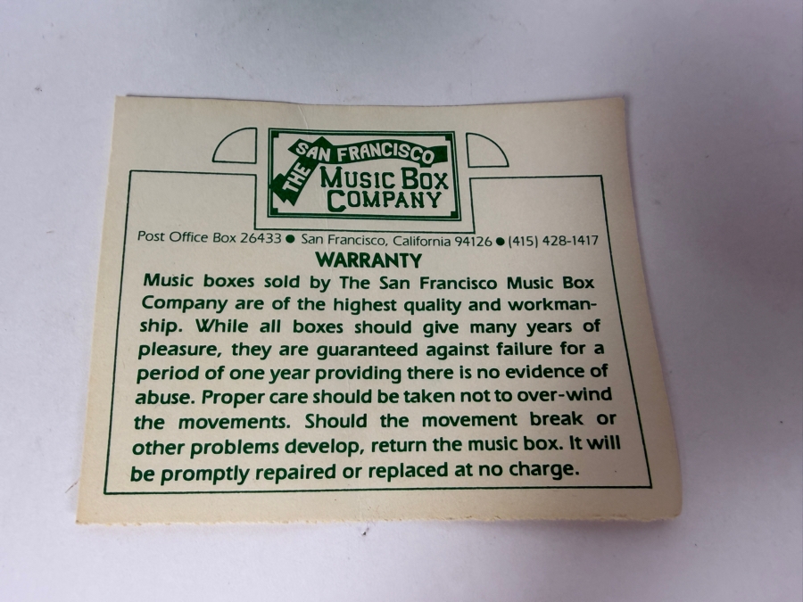 Vintage 1984 Disney Babies Goebel Baby Mickey Mouse ABC Blocks Rotating Music Box 6'H [Photo 7]