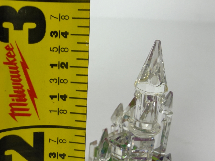 Crystal World 'Enchanted Castle' Iridescent Rainbow Color Changing Figurine 2.75'H [Photo 8]