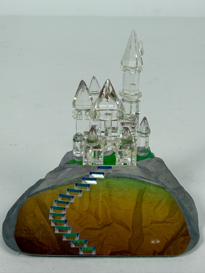 Crystal World 'Enchanted Castle' Iridescent Rainbow Color Changing Figurine 2.75'H [Photo 4]
