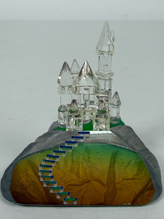 Crystal World 'Enchanted Castle' Iridescent Rainbow Color Changing Figurine 2.75'H [Photo 3]