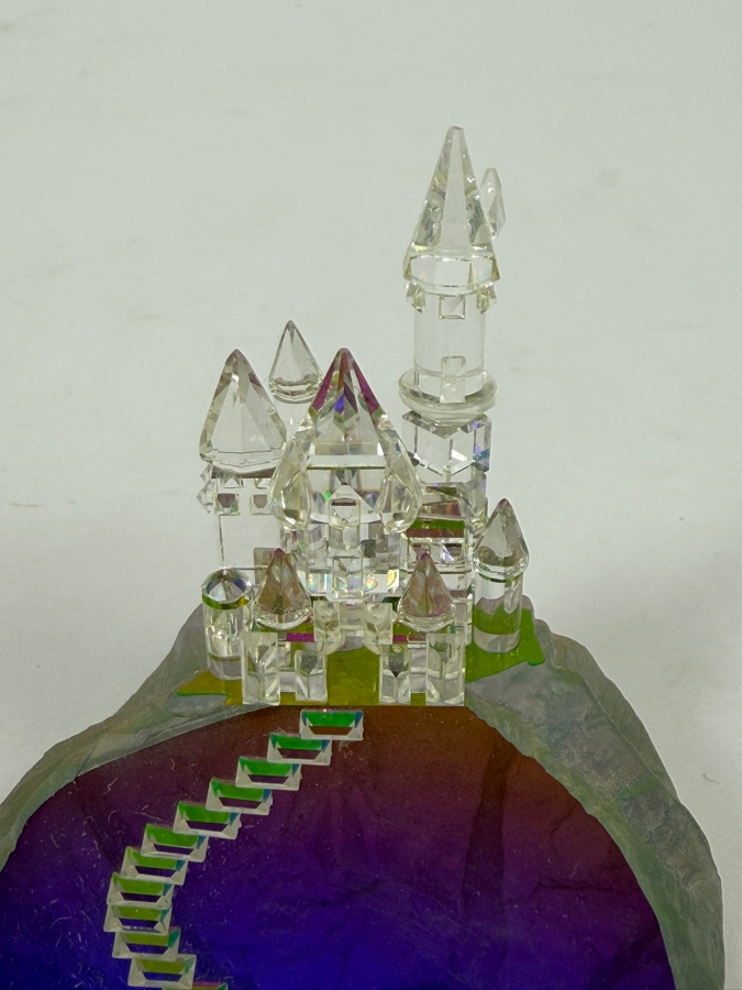 Crystal World 'Enchanted Castle' Iridescent Rainbow Color Changing Figurine 2.75'H [Photo 5]