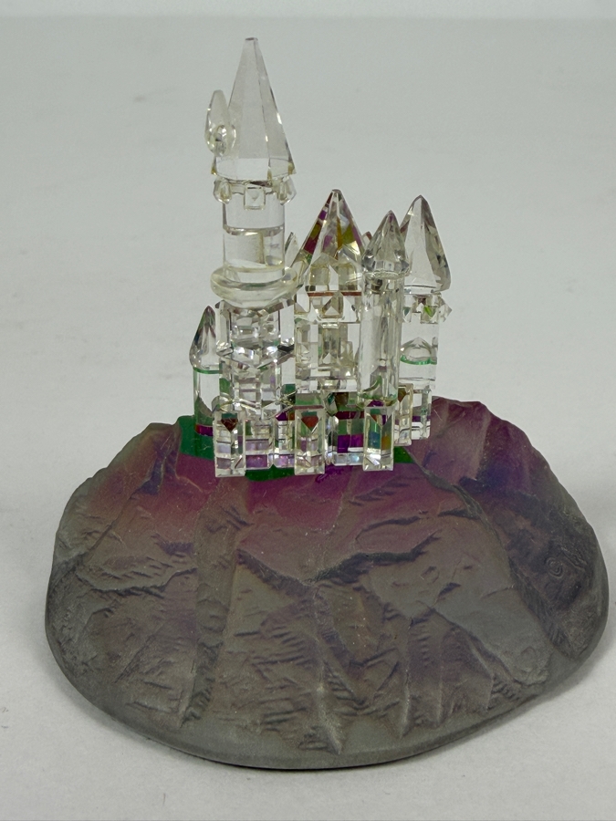 Crystal World 'Enchanted Castle' Iridescent Rainbow Color Changing Figurine 2.75'H [Photo 6]