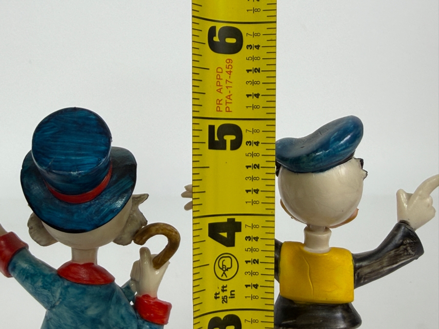 Walt Disney Productions Vintage Fontanini Resina Scrooge McDuck And Donald Duck Figurines Made in Italy 5.5'H [Photo 7]