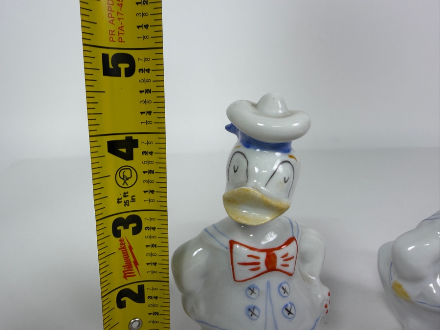 Pair Of Vintage Walt Disney Donald Duck Figurines 4.5'H [Photo 7]