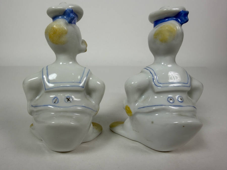 Pair Of Vintage Walt Disney Donald Duck Figurines 4.5'H [Photo 3]