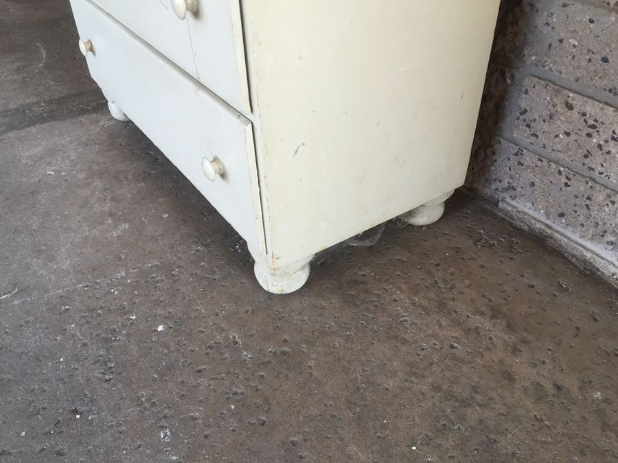 Vintage White Dresser With Pencil Sharpener [Photo 8]