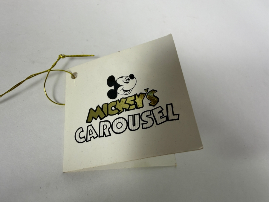 Vintage Willitts Designs Mickey's Western Carousel Musical Figurative Box 10.25'H [Photo 10]