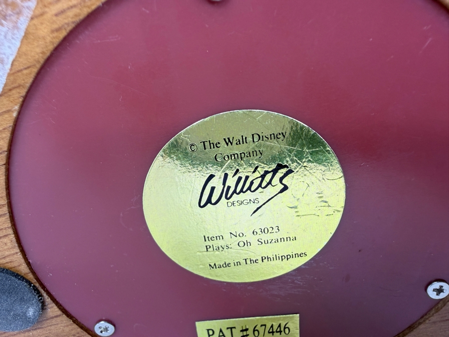 Vintage Willitts Designs Mickey's Western Carousel Musical Figurative Box 10.25'H [Photo 9]
