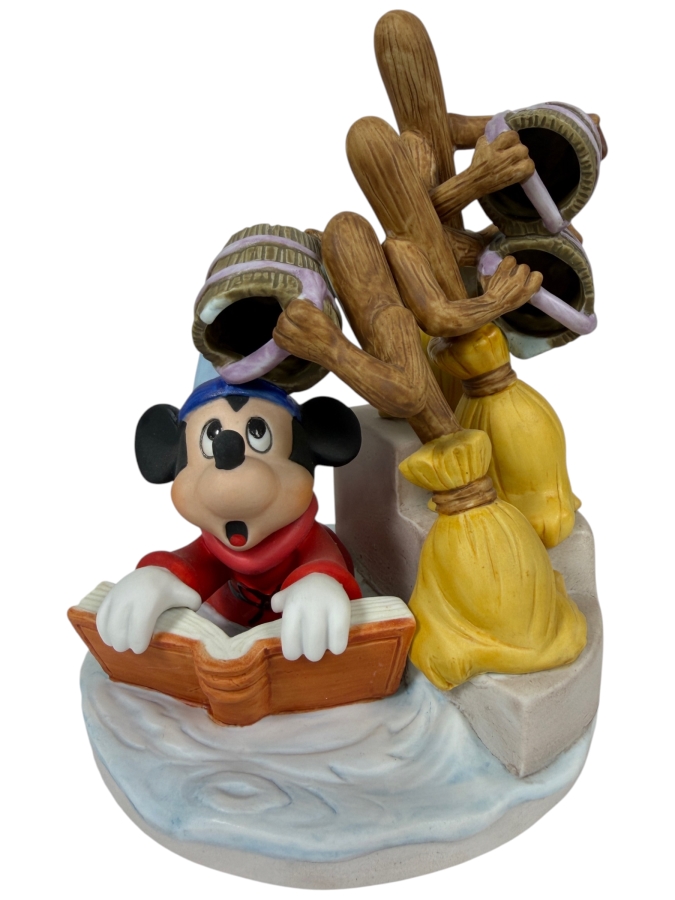 Vintage Grolier 1985 Disney Collection Heroes & Villains Fantasia Limited Edition 1,692/24,750 Figurine Designed By Walt Disney Artists 6.5'H