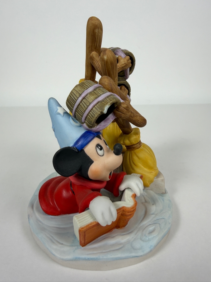 Vintage Grolier 1985 Disney Collection Heroes & Villains Fantasia Limited Edition 1,692/24,750 Figurine Designed By Walt Disney Artists 6.5'H [Photo 2]