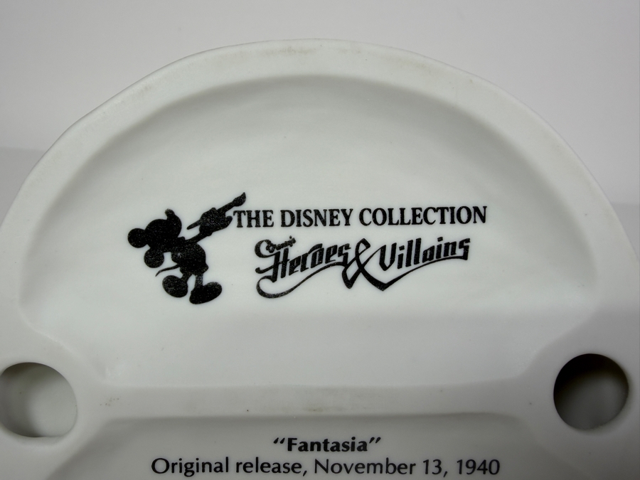Vintage Grolier 1985 Disney Collection Heroes & Villains Fantasia Limited Edition 1,692/24,750 Figurine Designed By Walt Disney Artists 6.5'H [Photo 6]