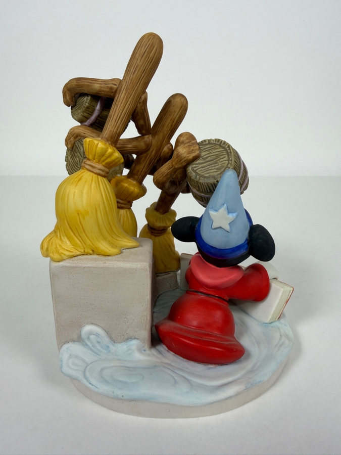 Vintage Grolier 1985 Disney Collection Heroes & Villains Fantasia Limited Edition 1,692/24,750 Figurine Designed By Walt Disney Artists 6.5'H [Photo 3]