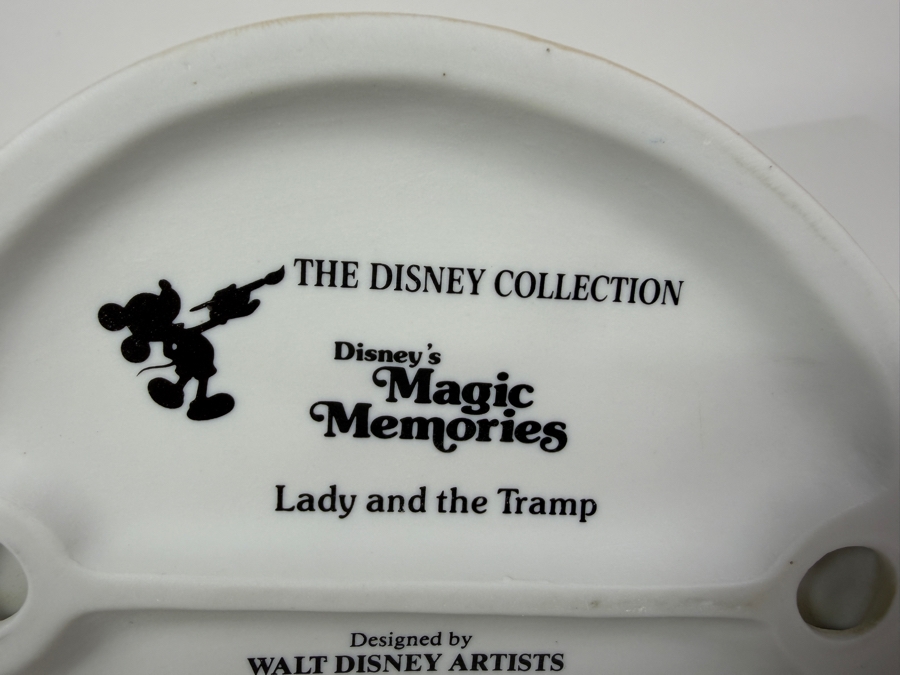 Vintage Grolier Disney's Magic Memories Lady And The Tramp Beaver Figurine Limited Edition 1,811/15,000 Designed By Walt Disney Artists 5.5'H [Photo 6]