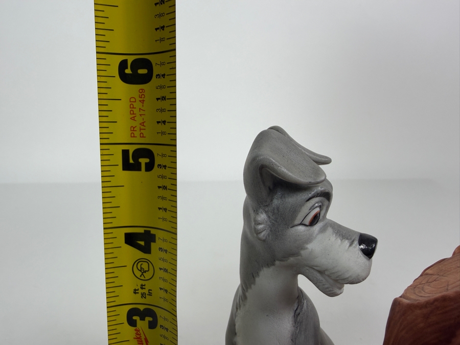 Vintage Grolier Disney's Magic Memories Lady And The Tramp Beaver Figurine Limited Edition 1,811/15,000 Designed By Walt Disney Artists 5.5'H [Photo 8]