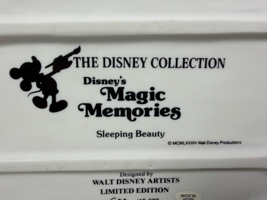 Vintage Grolier Disney's Magic Memories Sleeping Beauty Limited Edition 600/15,000 Figurine Designed By Walt Disney Artists 4.5'H [Photo 7]