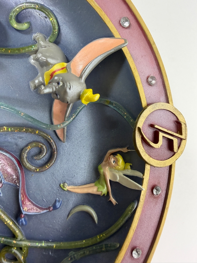 Disney's 75th Anniversary '75 Years Of Love & Laughter' Limited Edition 1,102/7,500 3D Collector Plate 8.5'W [Photo 6]