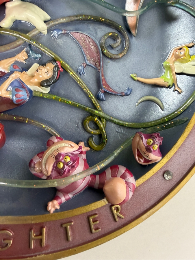 Disney's 75th Anniversary '75 Years Of Love & Laughter' Limited Edition 1,102/7,500 3D Collector Plate 8.5'W [Photo 5]