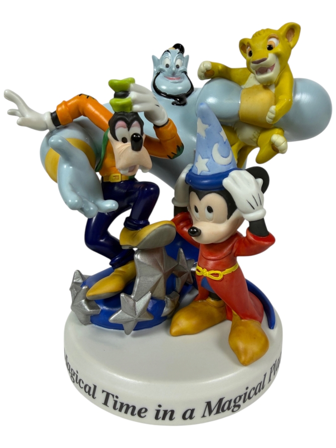 Walt Disney World 'A Magical Time In A Magical Place' 25th Anniversary 1996 Figurine 7'H