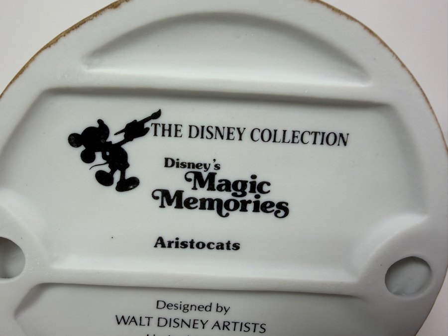 Vintage Grolier Disney's Magic Memories The Aristocats Limited Edition3,689/15,000 1980 Porcelain Figurine Designed By Walt Disney Artists 5.5'H [Photo 6]