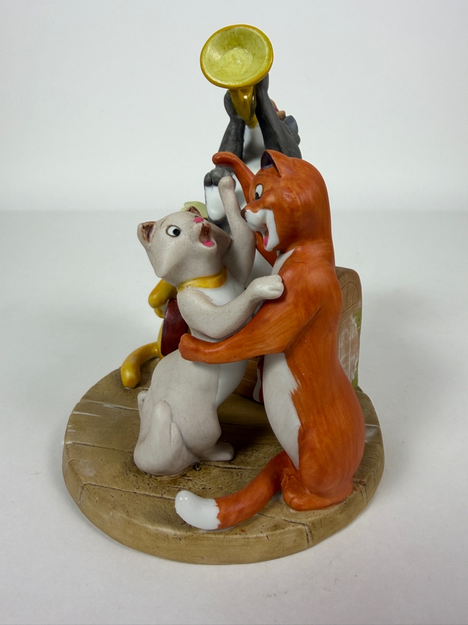 Vintage Grolier Disney's Magic Memories The Aristocats Limited Edition3,689/15,000 1980 Porcelain Figurine Designed By Walt Disney Artists 5.5'H [Photo 4]