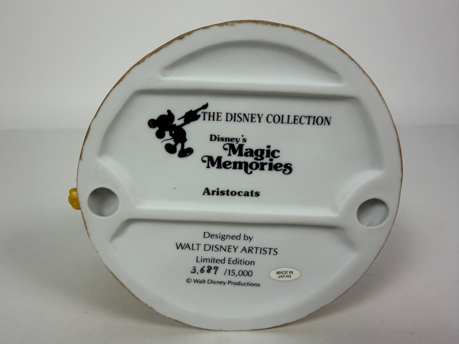 Vintage Grolier Disney's Magic Memories The Aristocats Limited Edition3,689/15,000 1980 Porcelain Figurine Designed By Walt Disney Artists 5.5'H [Photo 5]