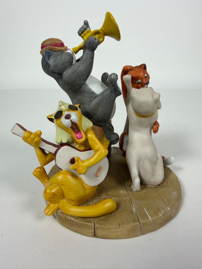 Vintage Grolier Disney's Magic Memories The Aristocats Limited Edition3,689/15,000 1980 Porcelain Figurine Designed By Walt Disney Artists 5.5'H [Photo 2]