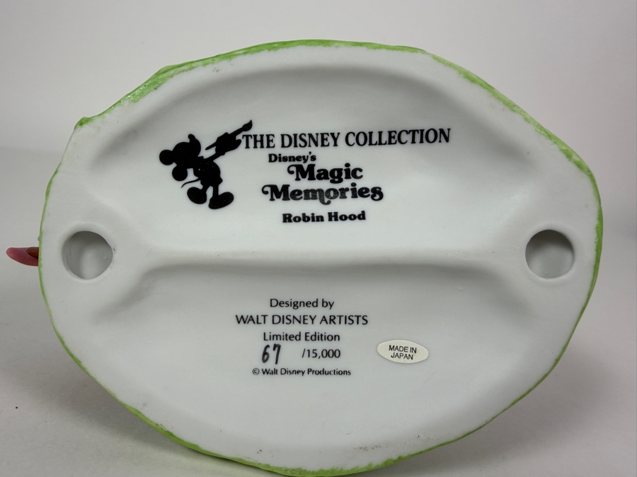 Vintage Grolier Disney Magic Memories Limited Edition 67/15,000 Worldwide Robin Hood, Maid Marian, And Prince John Figurine Designed By Walt Disney Artists 6'H [Photo 6]