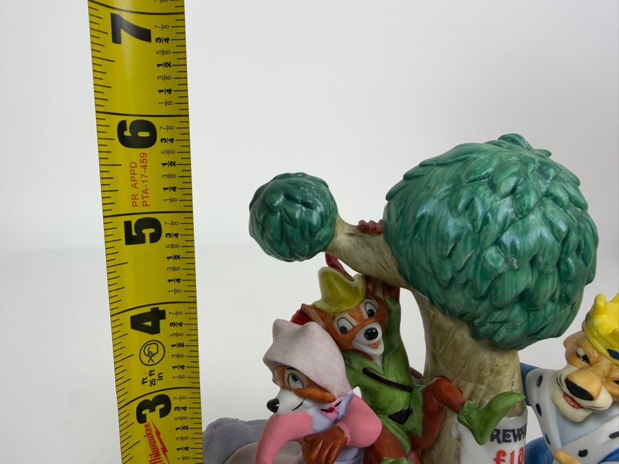 Vintage Grolier Disney Magic Memories Limited Edition 67/15,000 Worldwide Robin Hood, Maid Marian, And Prince John Figurine Designed By Walt Disney Artists 6'H [Photo 9]