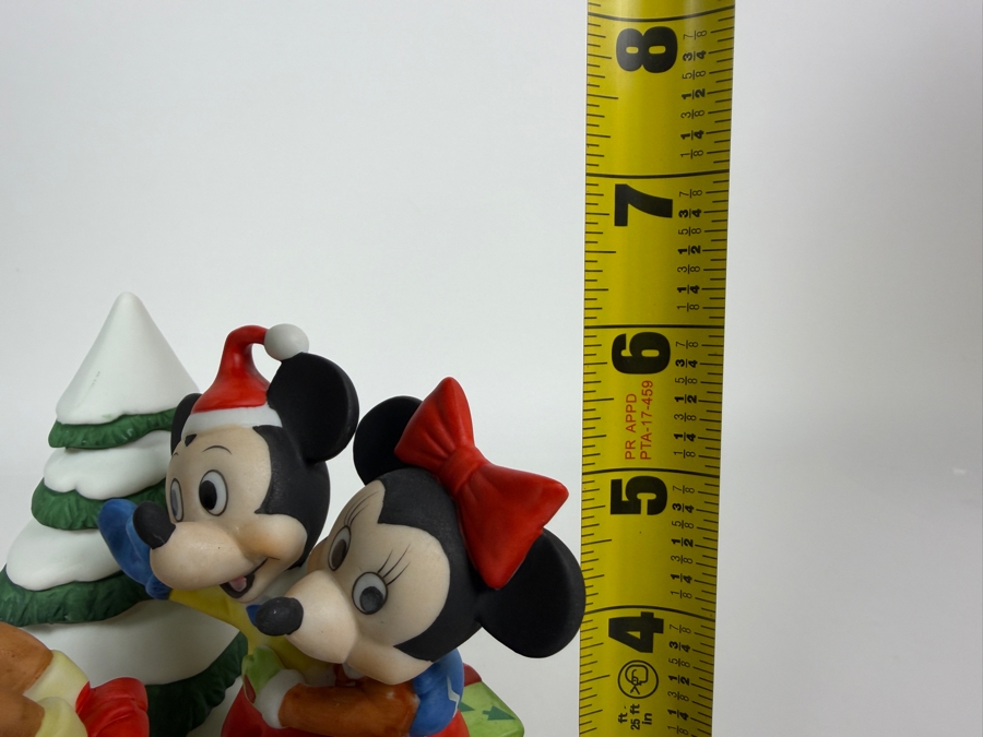 Vintage Grolier Disney Magic Memories Limited Edition 8,351/25,000 Worldwide 1989 Christmas Mickey Mouse, Minnie Mouse, And Goofy Sleigh Ride Figurine Designed By Walt Disney Artists 6'H [Photo 9]
