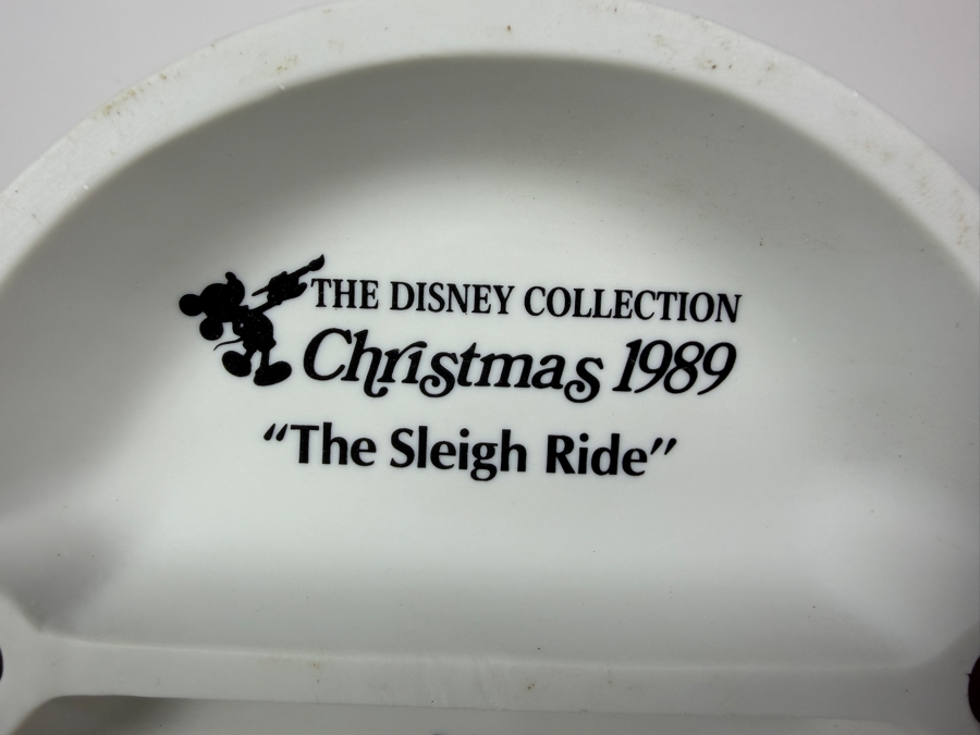Vintage Grolier Disney Magic Memories Limited Edition 8,351/25,000 Worldwide 1989 Christmas Mickey Mouse, Minnie Mouse, And Goofy Sleigh Ride Figurine Designed By Walt Disney Artists 6'H [Photo 7]