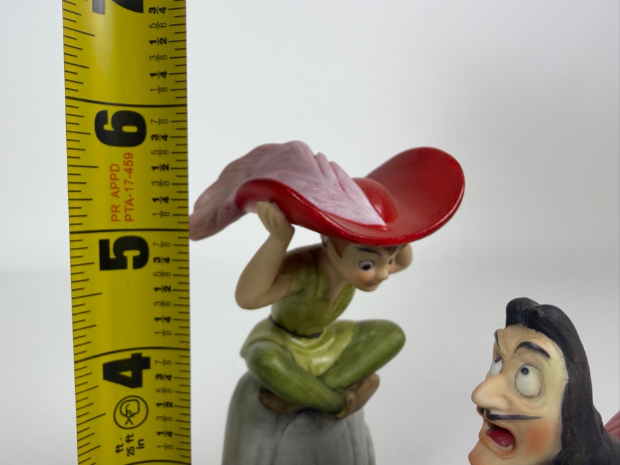 Vintage Grolier Disney's Magic Memories Limited Edition 255/15,000 Worldwide Peter Pan, Captain Hook, And Tick-Tock The Crocodile Figurine Designed By Walt Disney Artists 6'H [Photo 12]