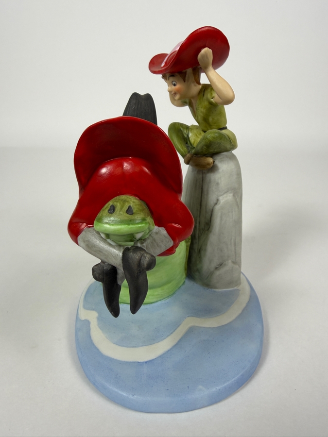 Vintage Grolier Disney's Magic Memories Limited Edition 255/15,000 Worldwide Peter Pan, Captain Hook, And Tick-Tock The Crocodile Figurine Designed By Walt Disney Artists 6'H [Photo 5]