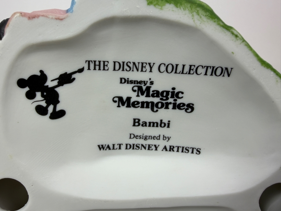 Vintage Grolier Disney Magic Memories Limited Edition 470/15,000 Worldwide Bambi, Thumper, And Flower Figurine Designed By Walt Disney Artists 6'H [Photo 7]