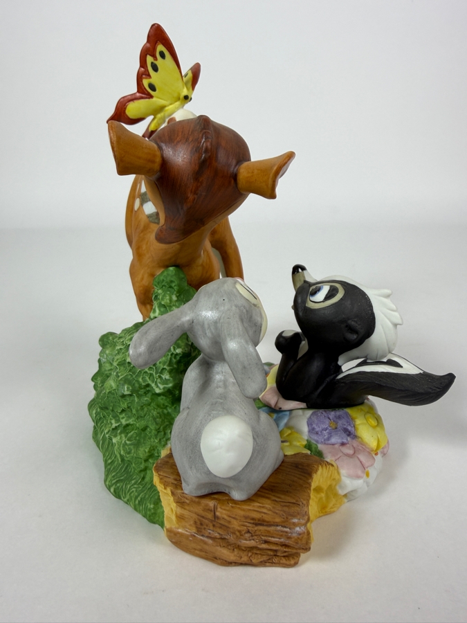 Vintage Grolier Disney Magic Memories Limited Edition 470/15,000 Worldwide Bambi, Thumper, And Flower Figurine Designed By Walt Disney Artists 6'H [Photo 4]