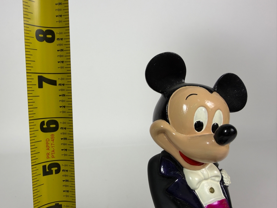 Rare 1987 Walt Disney 60 Years Mickey With You Resin Figurine On Marble Base 7.5'H [Photo 10]