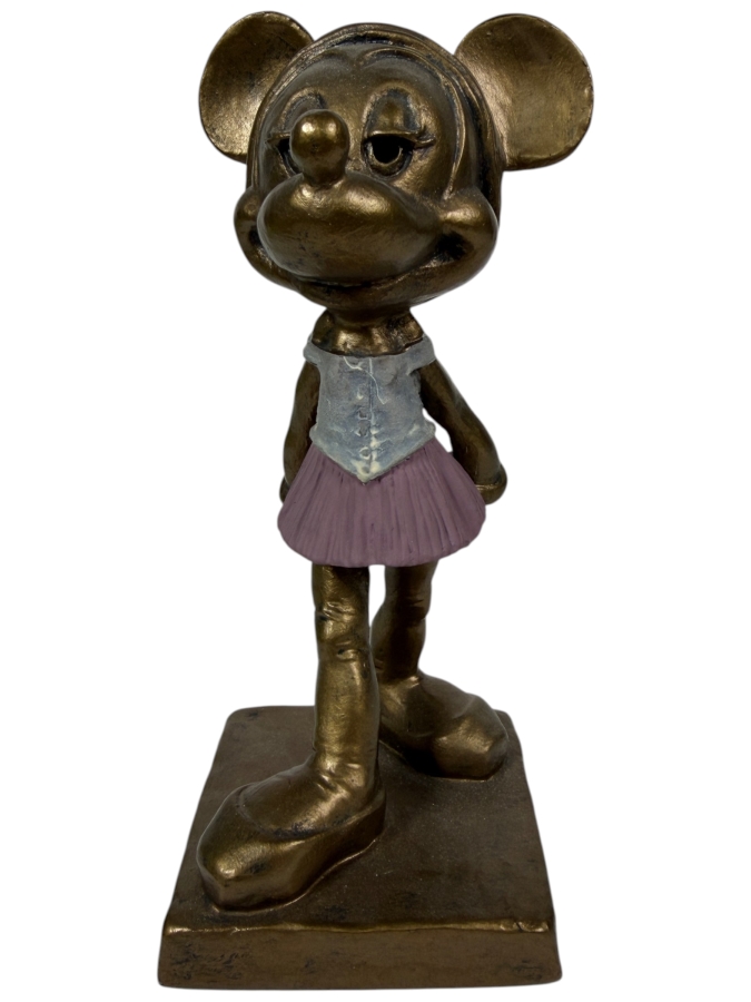 Minnie Mouse Ballerina Resin Figurine Made In U.S.A. 7'H