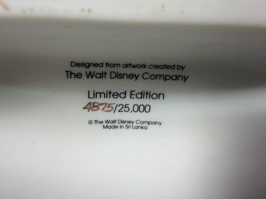 Disney Grolier Limited Edition 4,875/25,000 Worldwide 1995 Christmas For You, Baloo Baloo and Mowgli Porcelain Figurine 6.5'H [Photo 7]