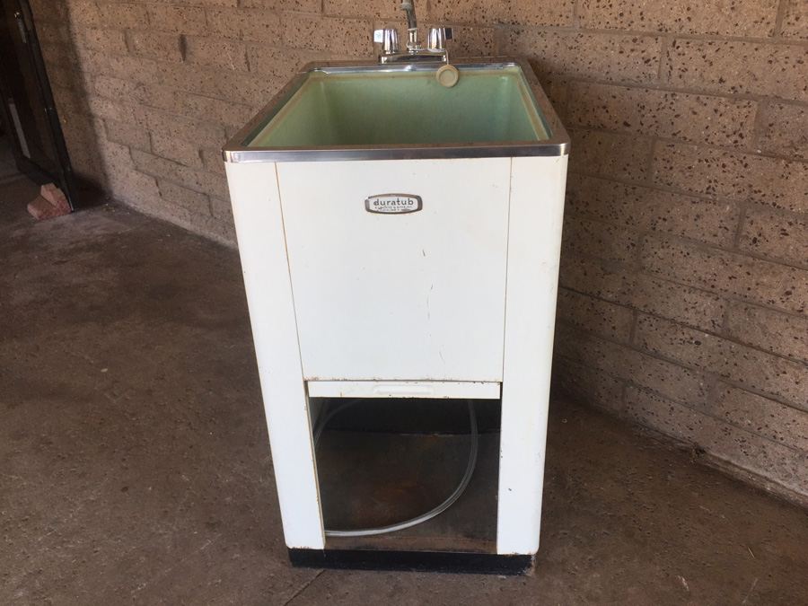 vintage laundry sink