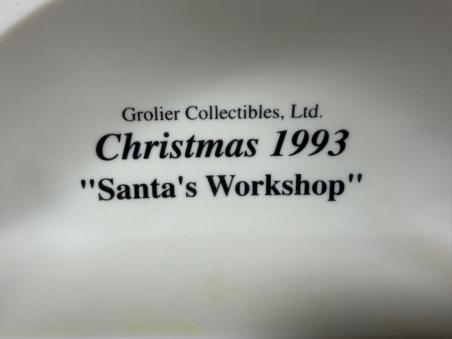Vintage Disney Grolier Limited Edition 3,925/25,000 Worldwide 1993 Santa's Workshop Mickey Mouse, Goofy, And Donald Duck Figurine 6'H [Photo 6]