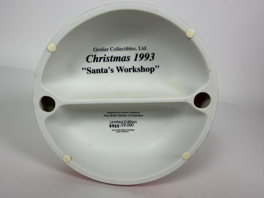 Vintage Disney Grolier Limited Edition 3,925/25,000 Worldwide 1993 Santa's Workshop Mickey Mouse, Goofy, And Donald Duck Figurine 6'H [Photo 5]