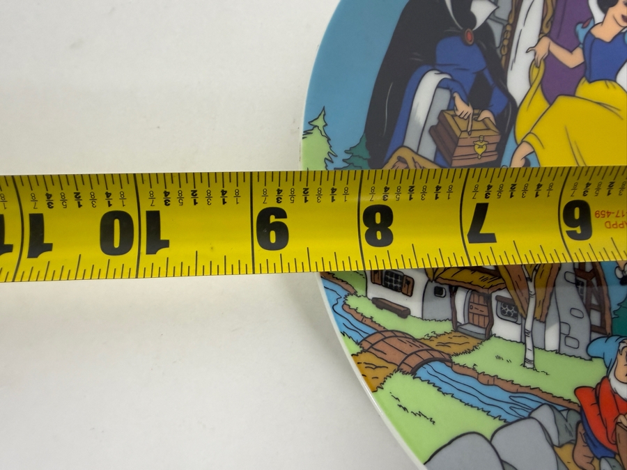 1988 Grolier Enterprises The Disney Collection Snow White And The Seven Dwarfs Commemorative Porcelain Plate 8.5'W [Photo 6]