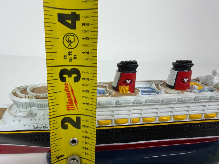 Official Disney Magic Cruise Line Resin Scale Model Souvenir Display Ship 10'W X 3'H [Photo 9]