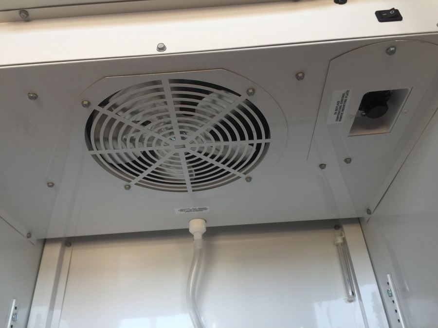 True Glass Door Refrigerated Merchandiser Fridge with LED Lighting, Black Exterior $1,500 Retail - Bar Man Cave [Photo 9]