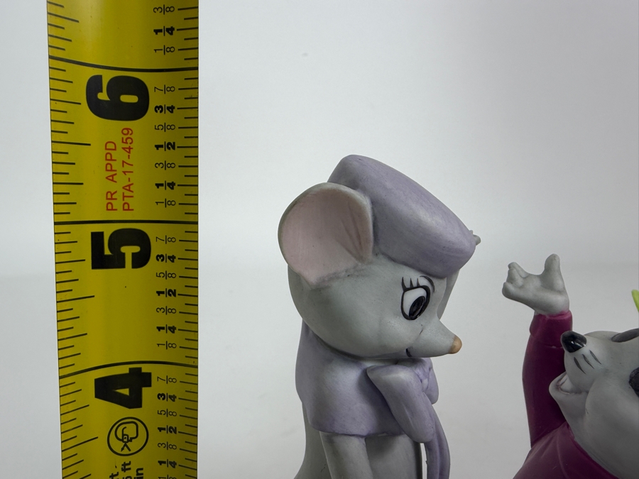 Vintage Grolier Disney Magic Memories Limited Edition 1,680/15,000 Worldwide The Rescuers Bernard, Miss Bianca, And Evinrude Figurine Designed By Walt Disney Artists 5.5'H [Photo 7]
