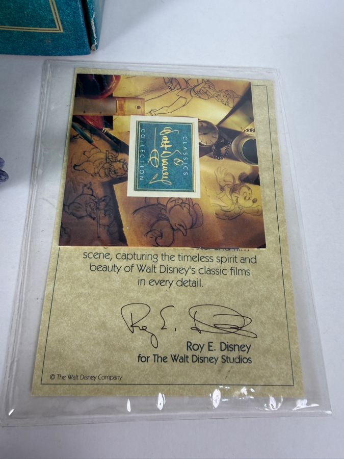 Walt Disney Classics Collection Alice In Wonderland Cheshire Cat Stand By Me Figurine In Original Box With Certificate Of Authenticity 4.5'H [Photo 5]