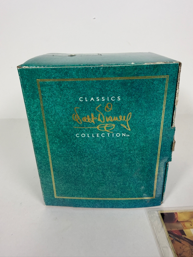 Walt Disney Classics Collection Alice In Wonderland Cheshire Cat Stand By Me Figurine In Original Box With Certificate Of Authenticity 4.5'H [Photo 6]