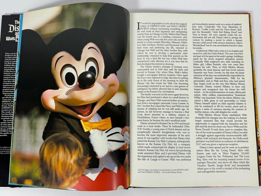 The Magic Of Disneyland And Walt Disney World By Valerie Childs Hardcover Book [Photo 4]