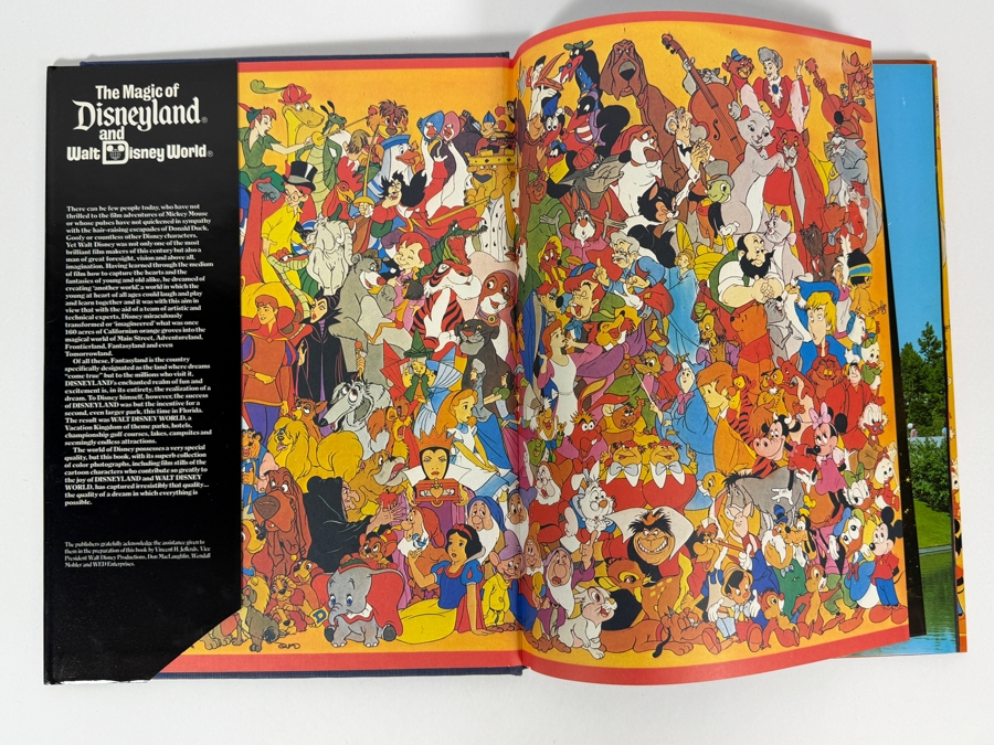 The Magic Of Disneyland And Walt Disney World By Valerie Childs Hardcover Book [Photo 2]