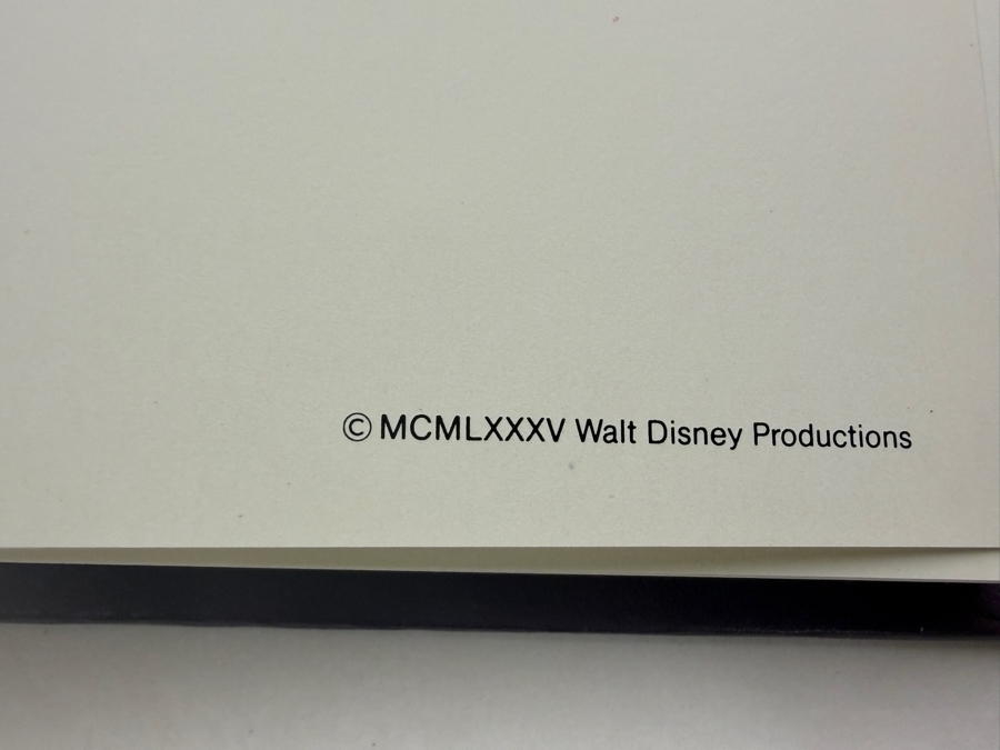 Disneyland The First Thirty Years Purple Hardcover Souvenir Book With Gold Foil Embossing Featuring Archival Park Photography [Photo 3]